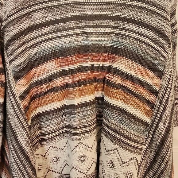 Almost Famous Crave Fame Waterfall Cardigan Sweater, Medium - Picture 7 of 8